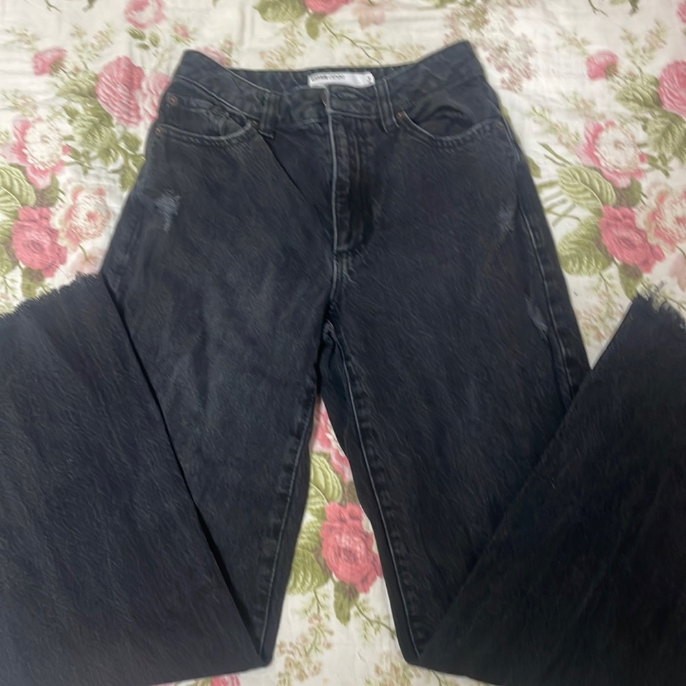 Garage wide leg jeans